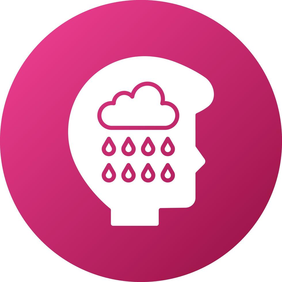 Grief Icon Style vector