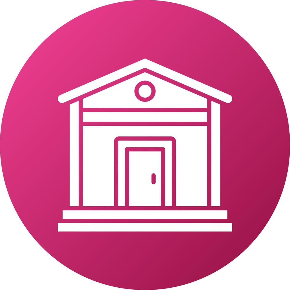 Mausoleum Icon Style vector