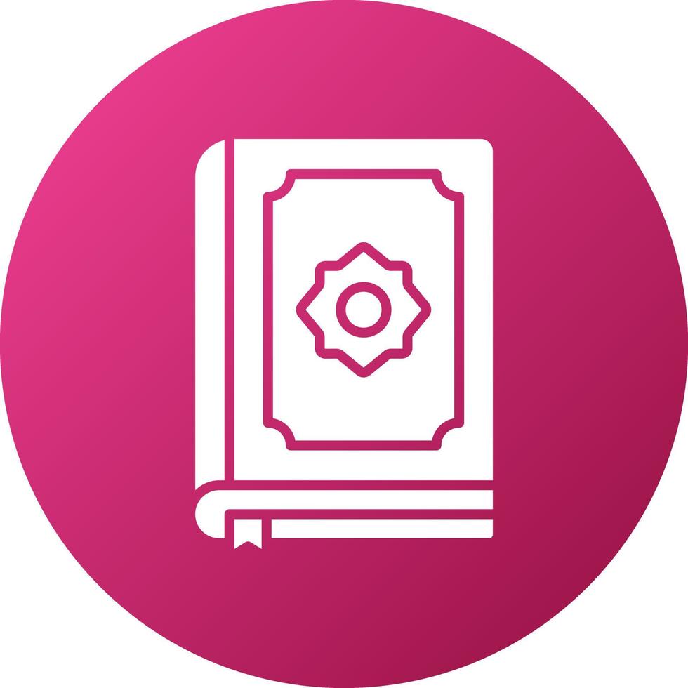 Quran Icon Style vector