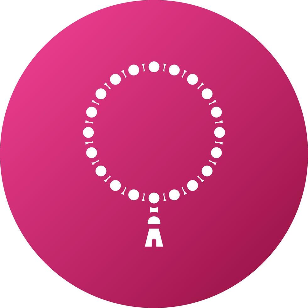 Rosary Icon Style vector