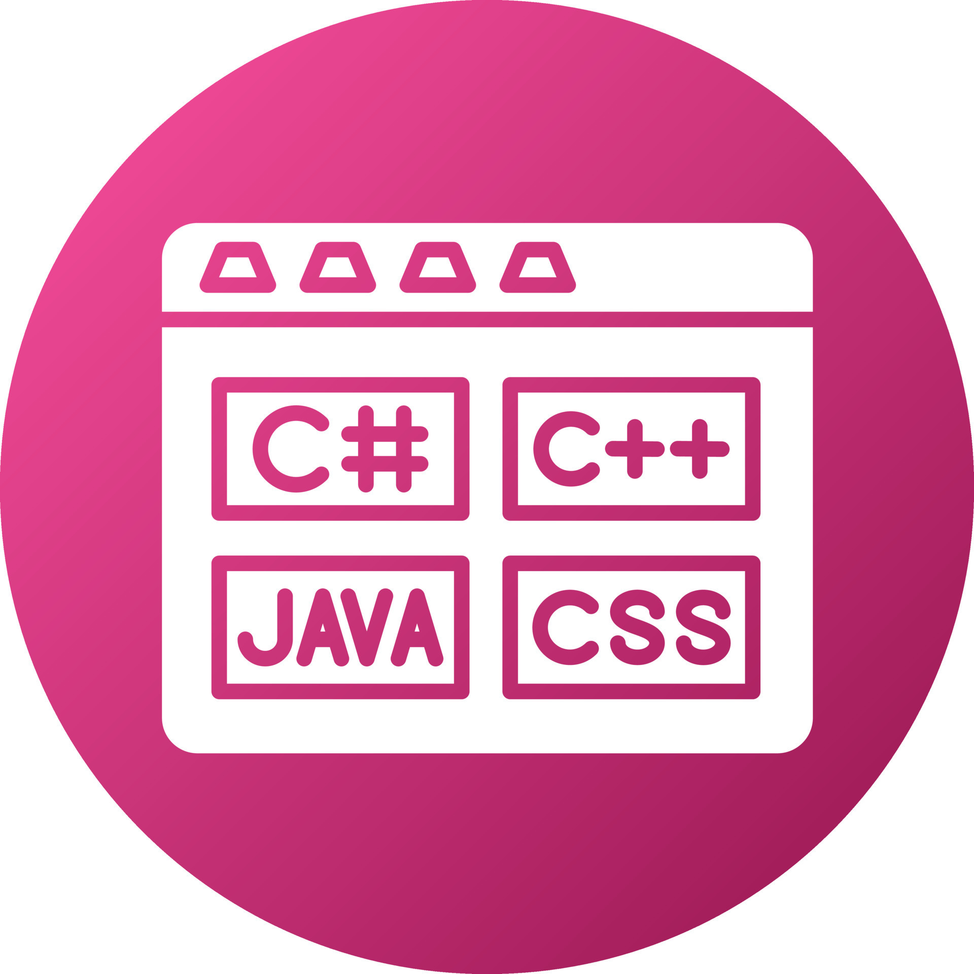 Coding Language Icon Style 21803255 Vector Art at Vecteezy