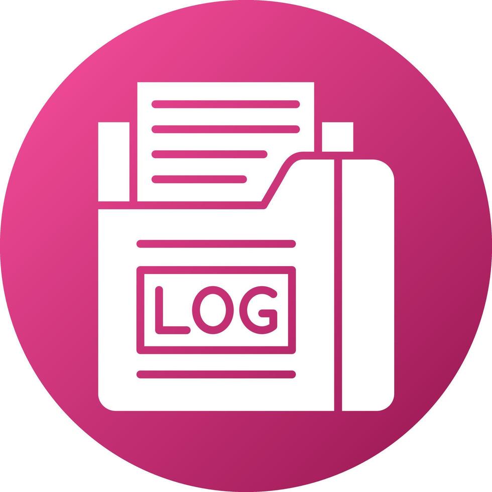 Logs Icon Style vector