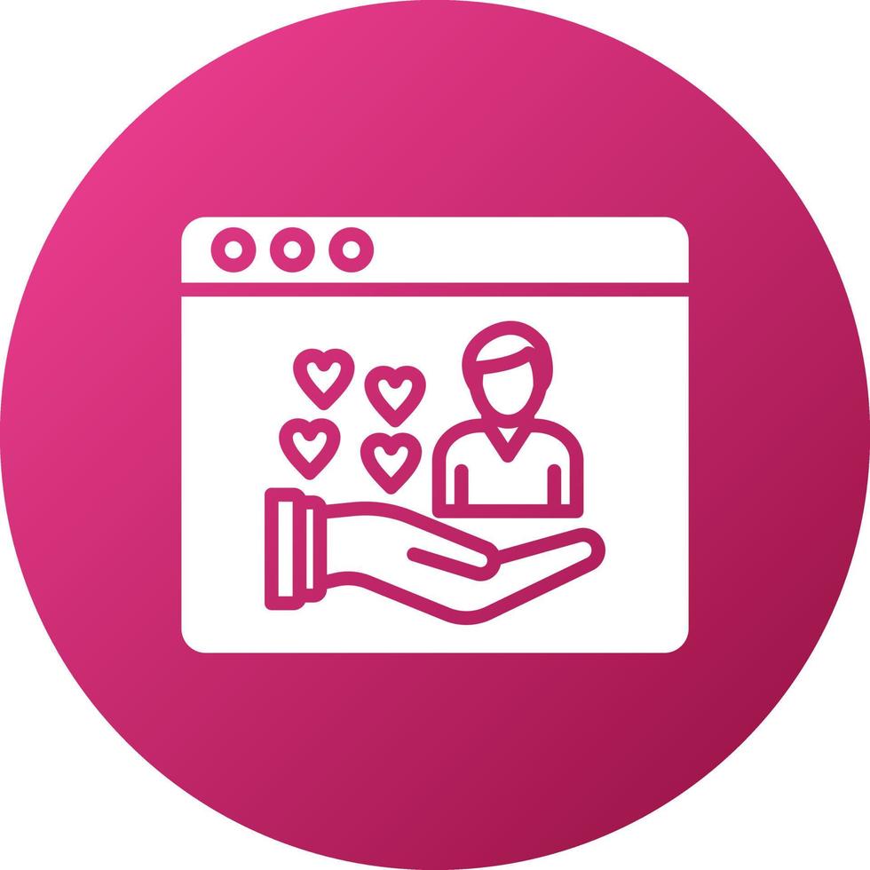 Personalized Web Store Icon Style vector