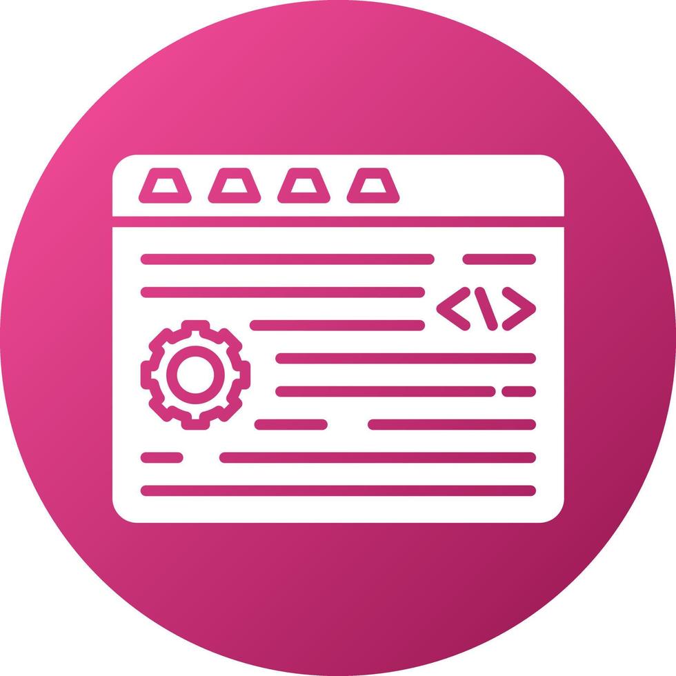 Programming Icon Style vector