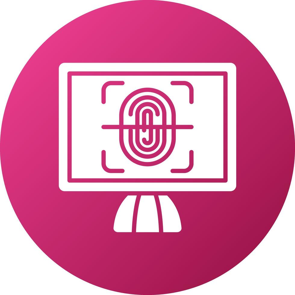 Biometrics Icon Style vector