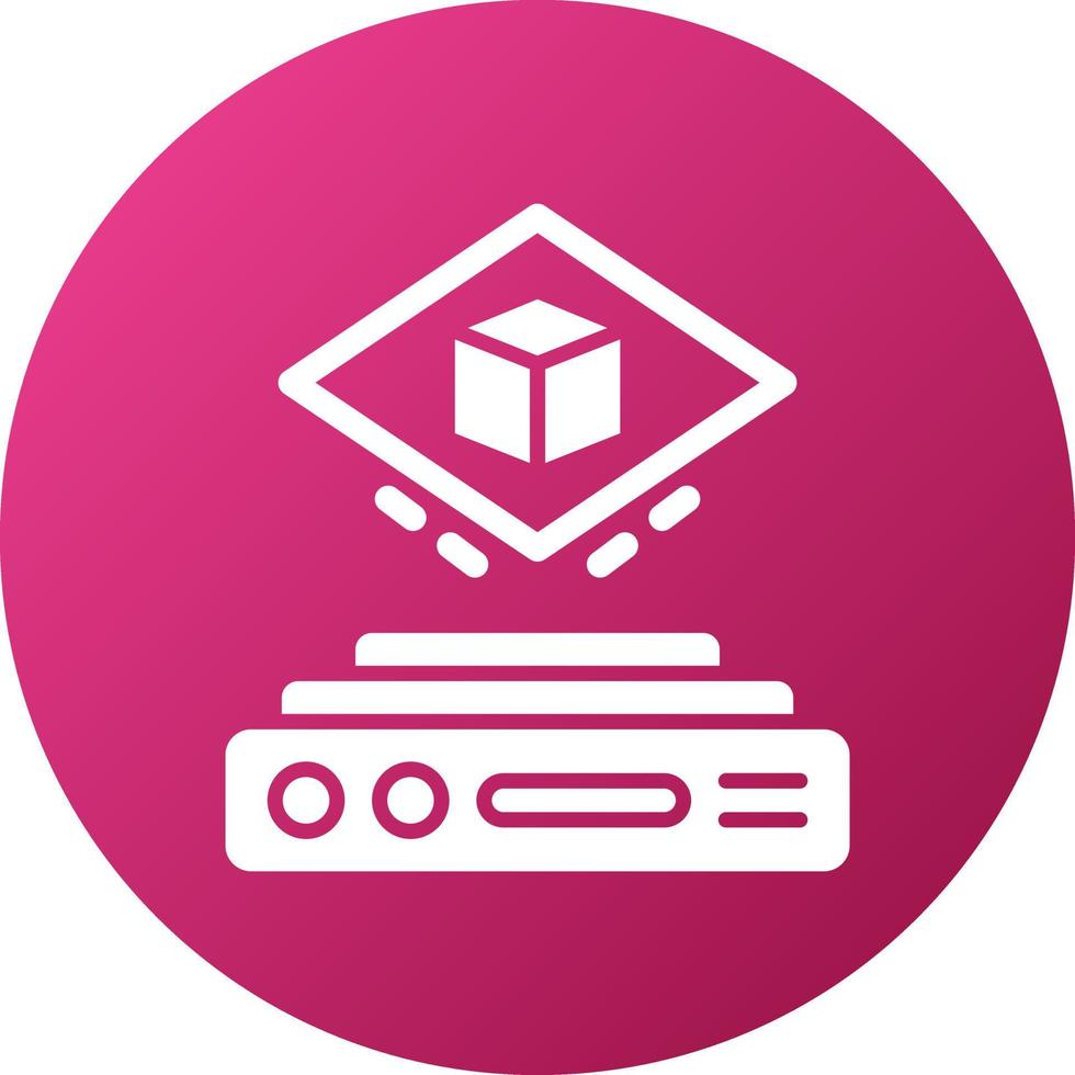 Hologram Icon Style vector