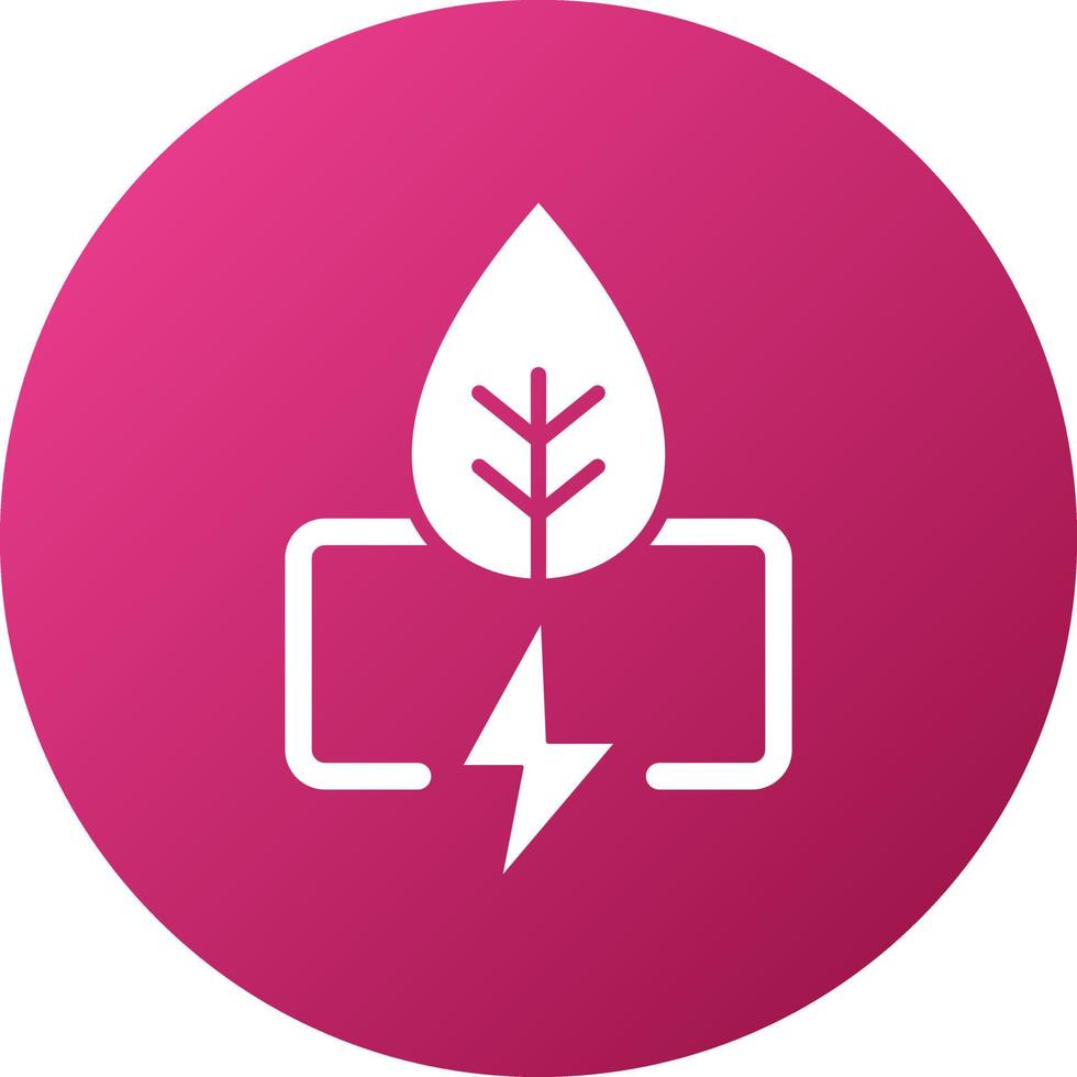 Green Energy Icon Style vector