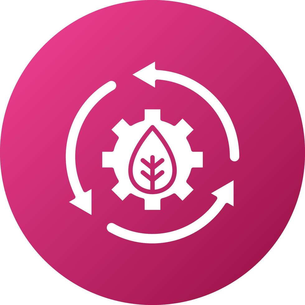 Sustainable Energy Icon Style vector