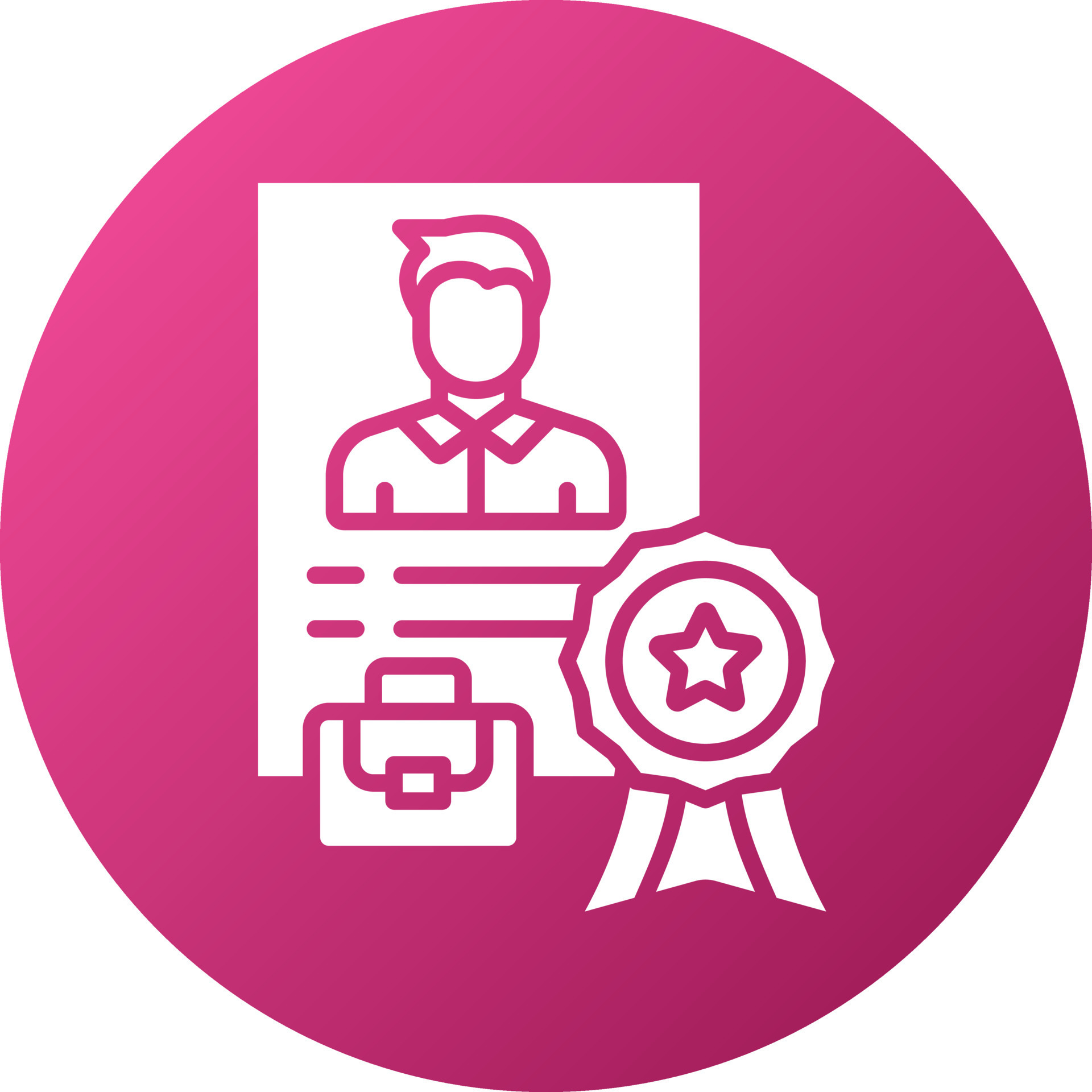 Job Title Icon Style 21803568 Vector Art at Vecteezy