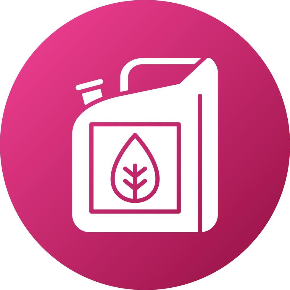 Biofuel Can Icon Style vector