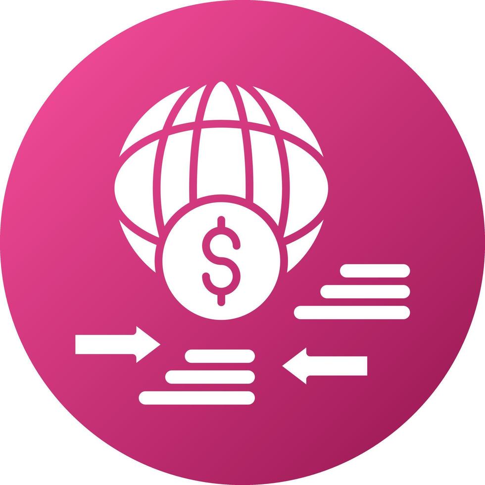 Funds Transfer Icon Style vector