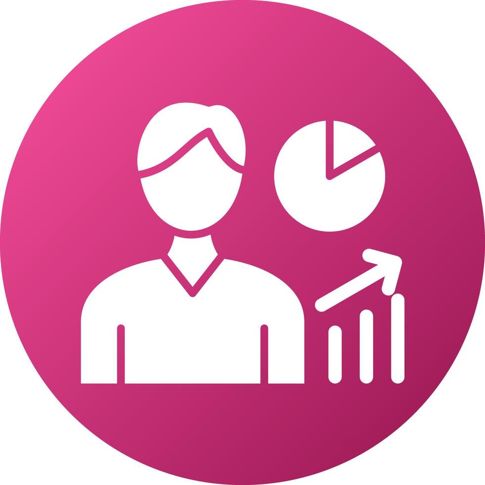 Human Analysis Icon Style vector