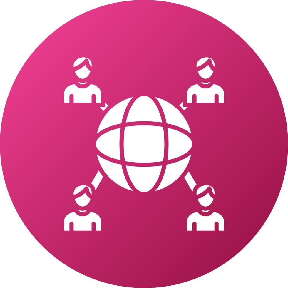 Social Networks Icon Style vector