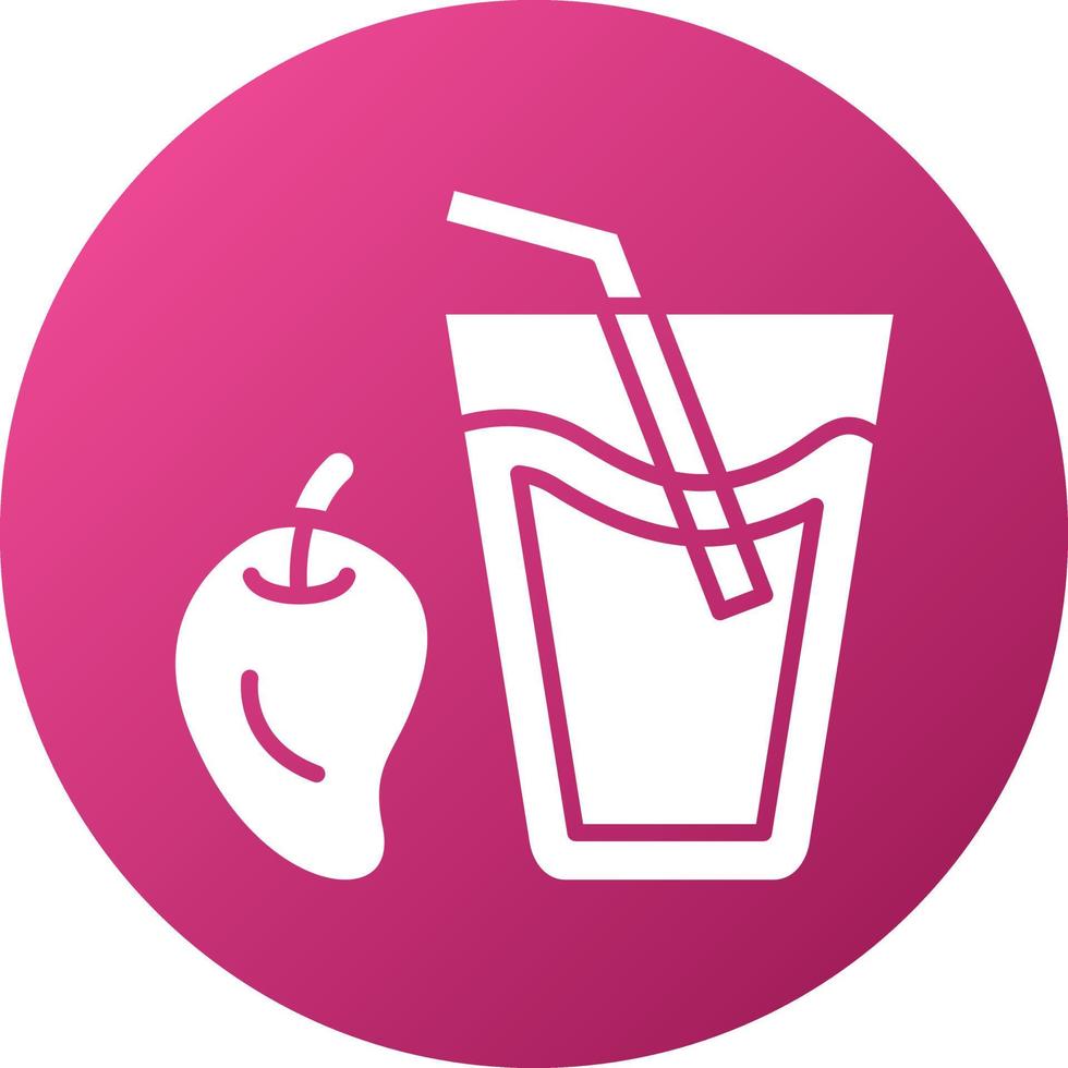 Mango Juice Icon Style vector