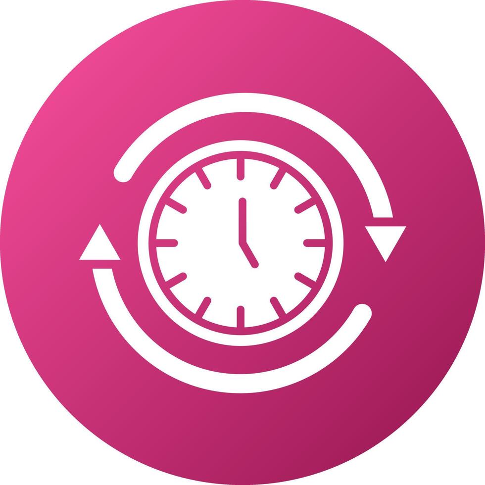 Working Time Icon Style vector