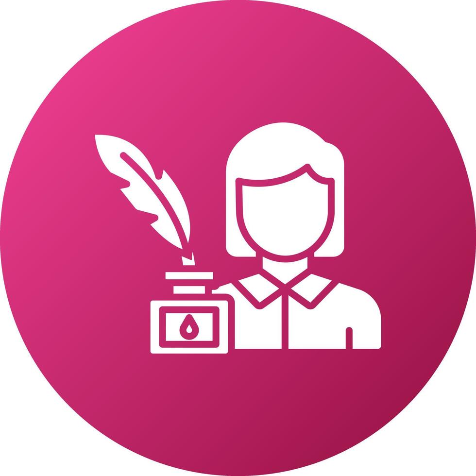 Copywriter Icon Style vector