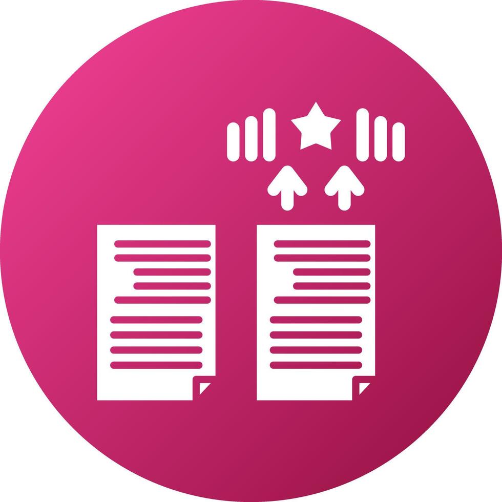 Differentiation Icon Style vector