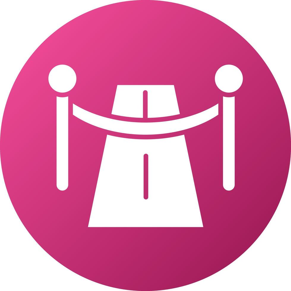 Red Carpet Icon Style vector