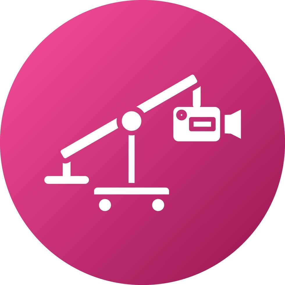Camera Crane Icon Style vector