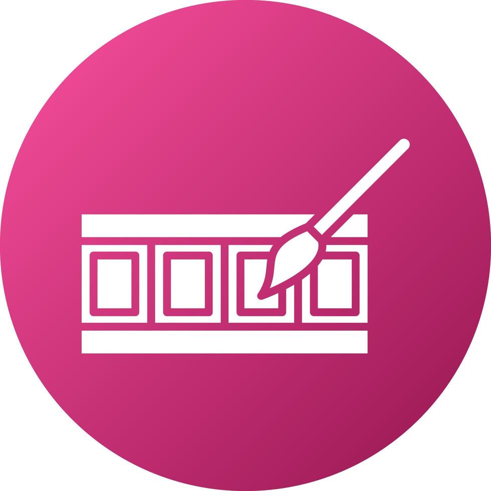 Film Color Correction Icon Style vector