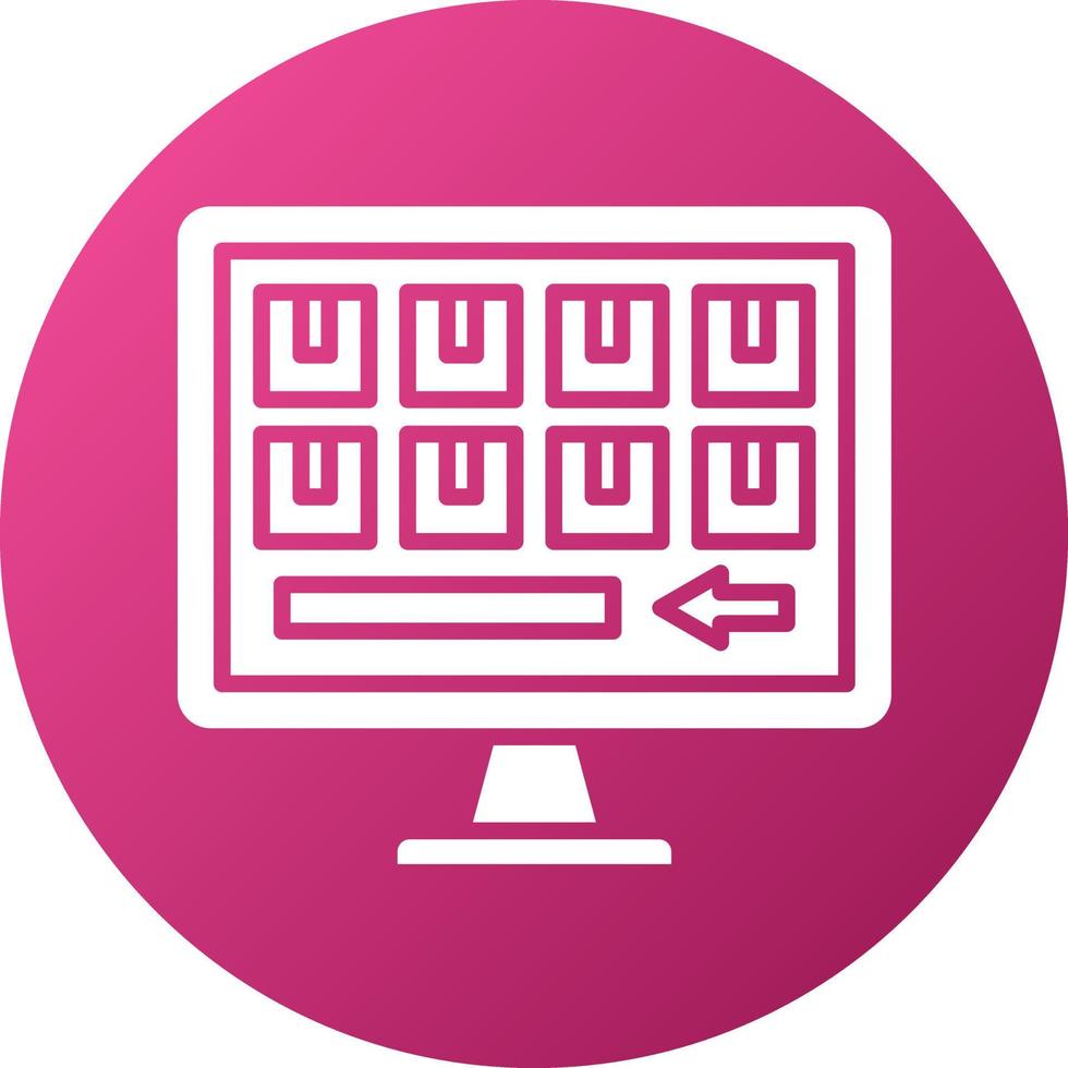 Initial Purchase Quantity Icon Style vector