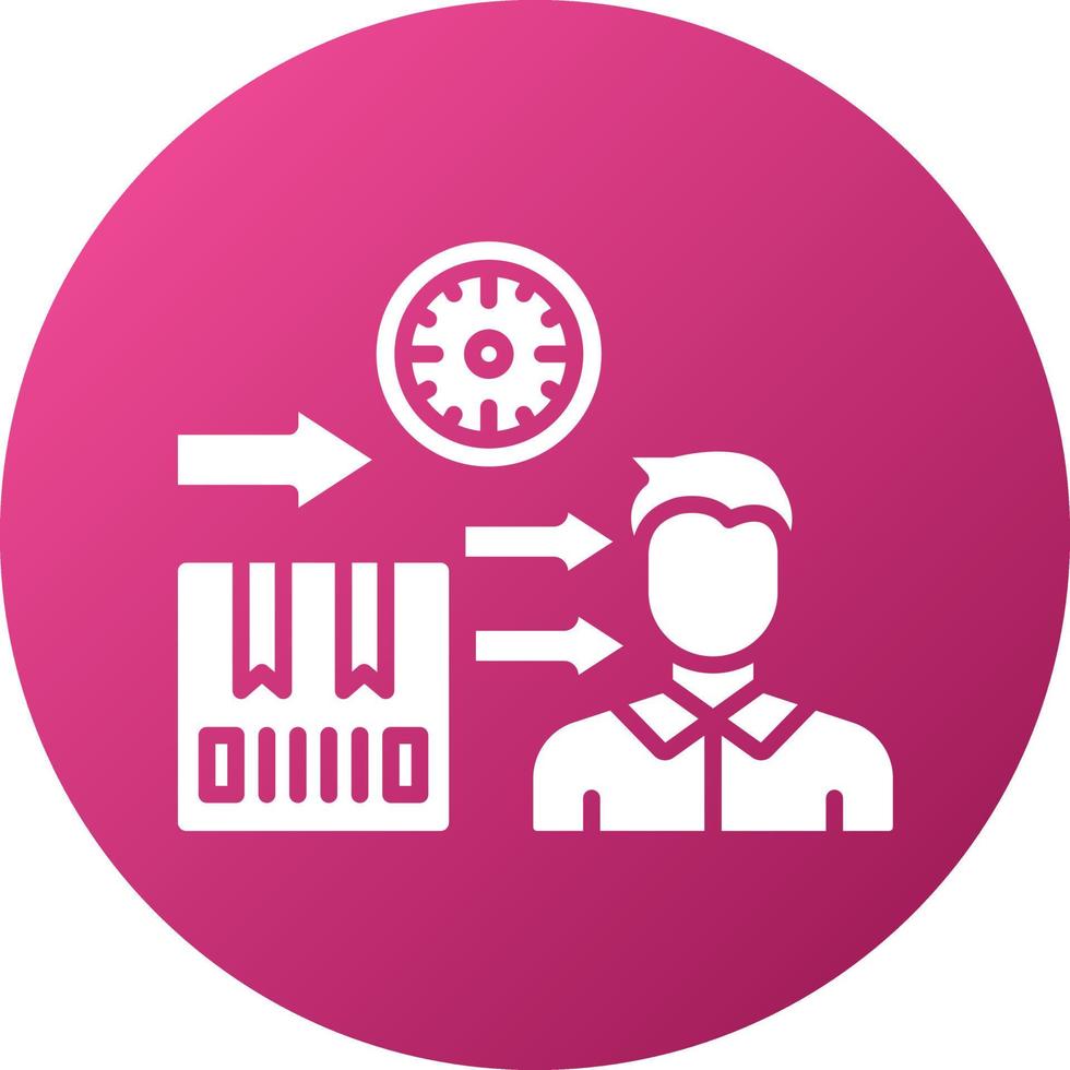 Lead Time Icon Style vector