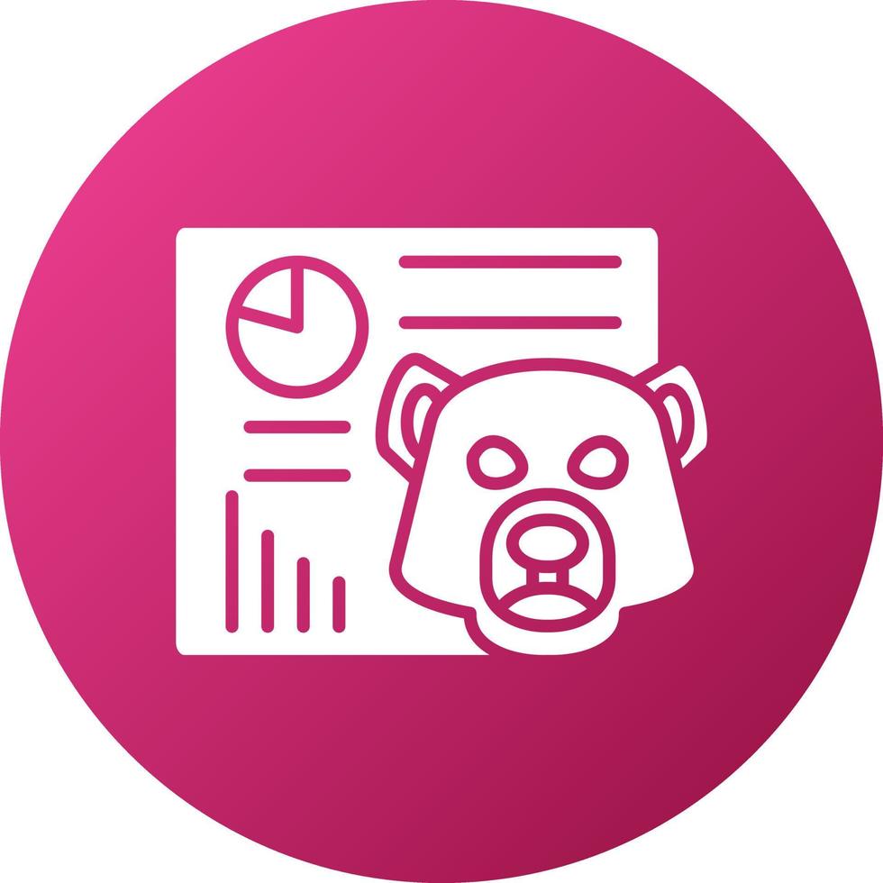 Bear Market Icon Style vector