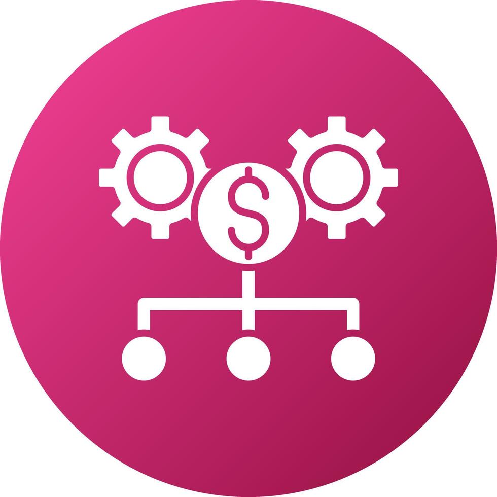 Asset Allocation Icon Style vector