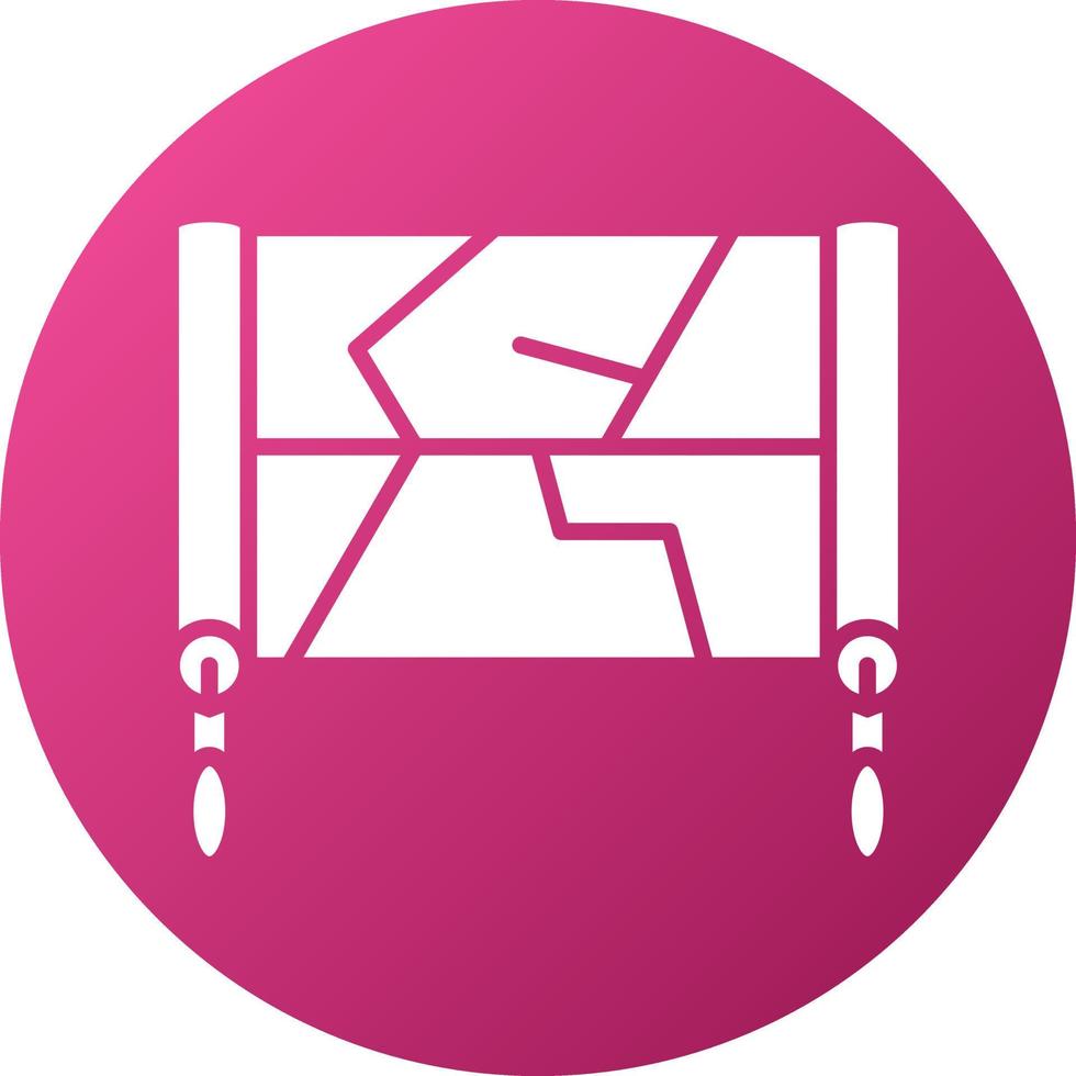 Paper Map Icon Style vector