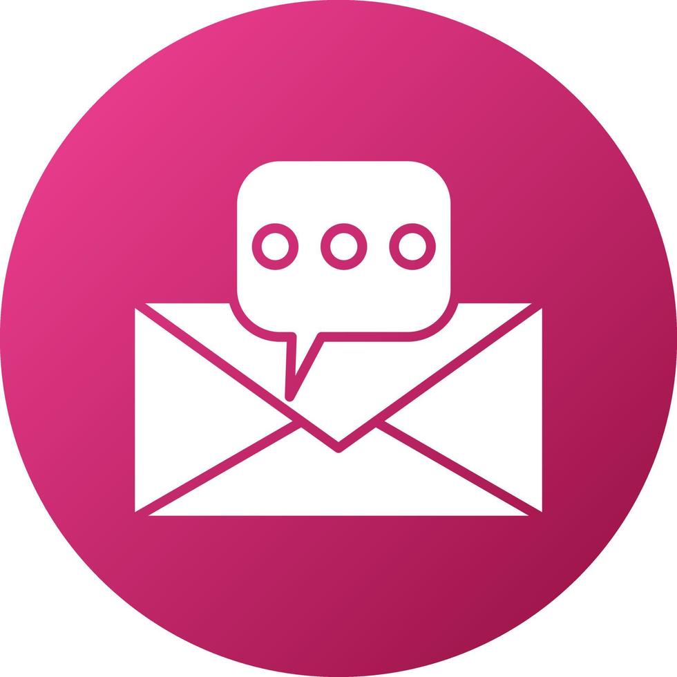 Message Icon Style vector