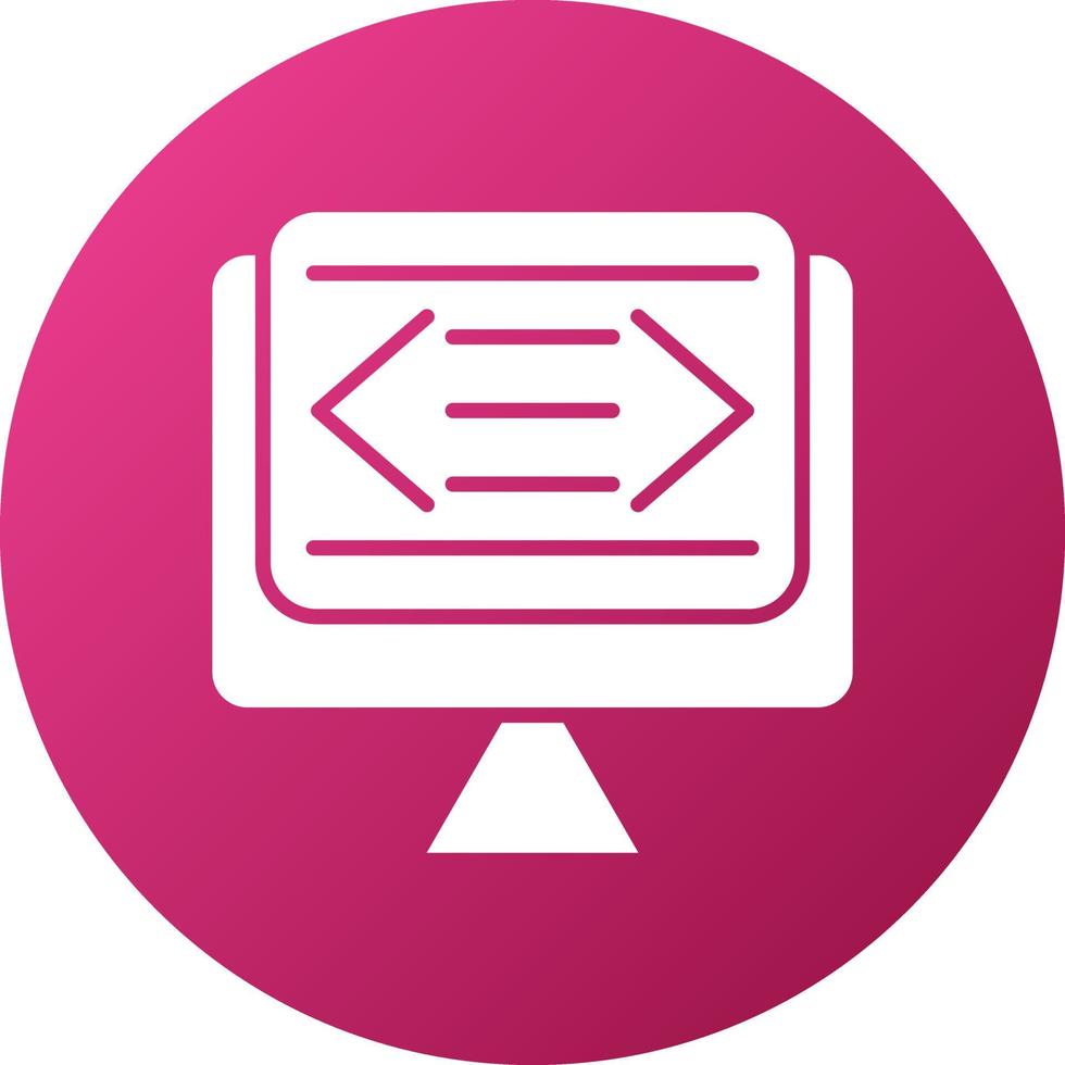 Meta Description Icon Style vector