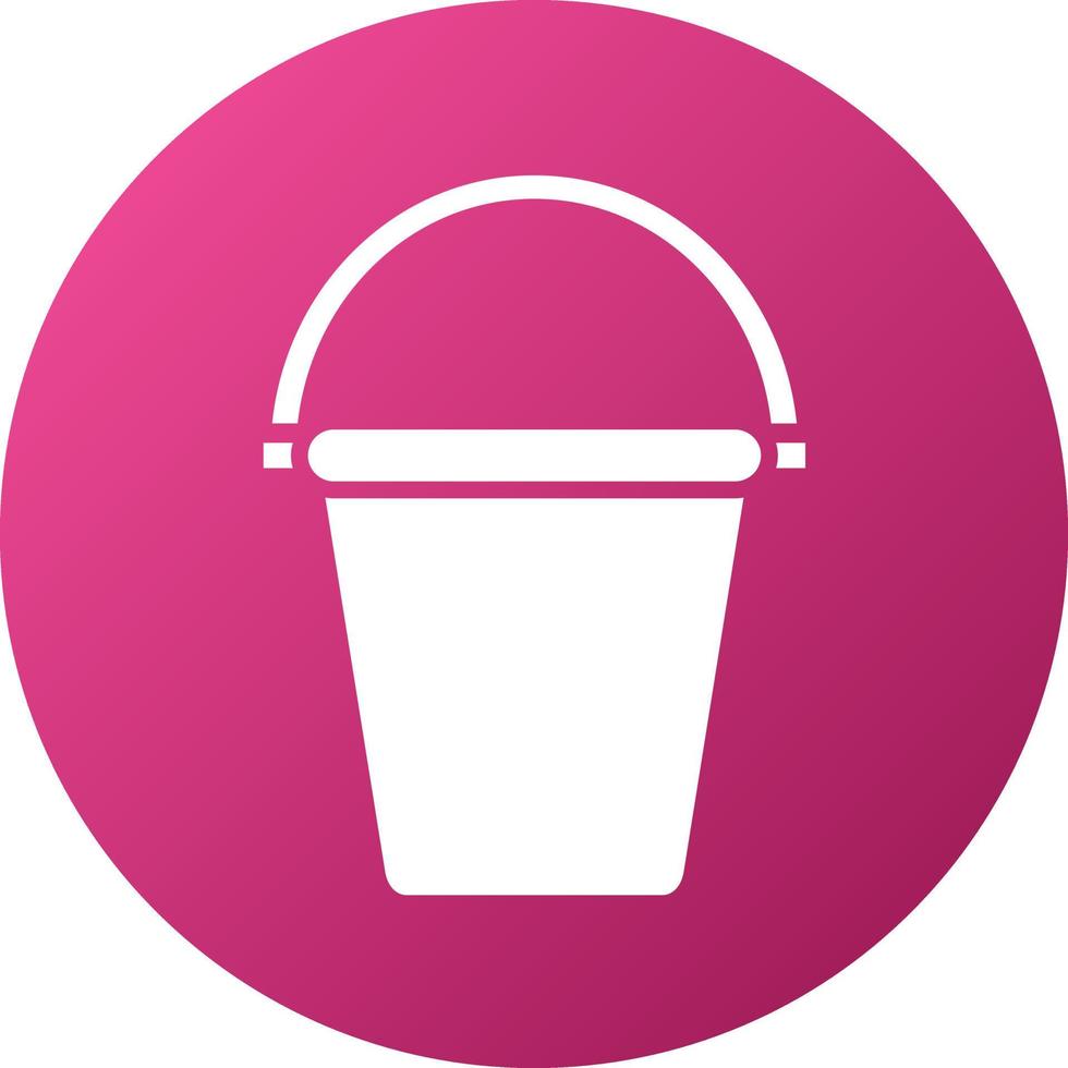 Sand Bucket Icon Style vector