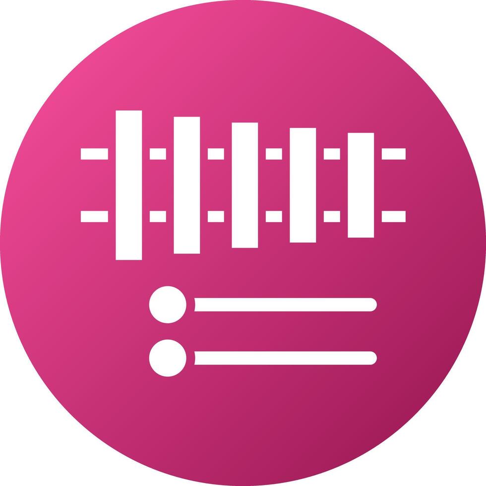 Xylophone Icon Style vector