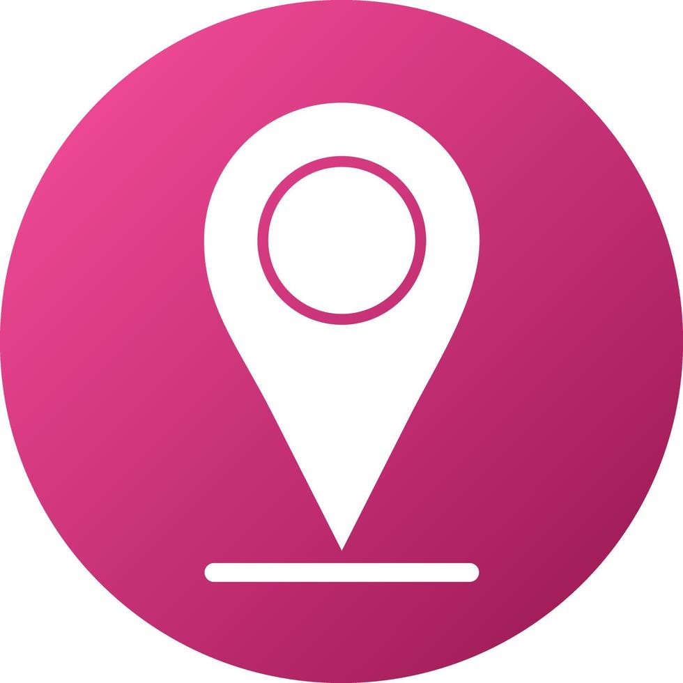 Current Location Icon Style vector