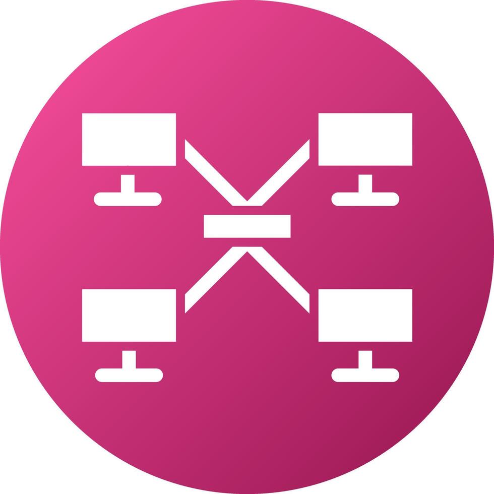 Local Network Icon Style vector