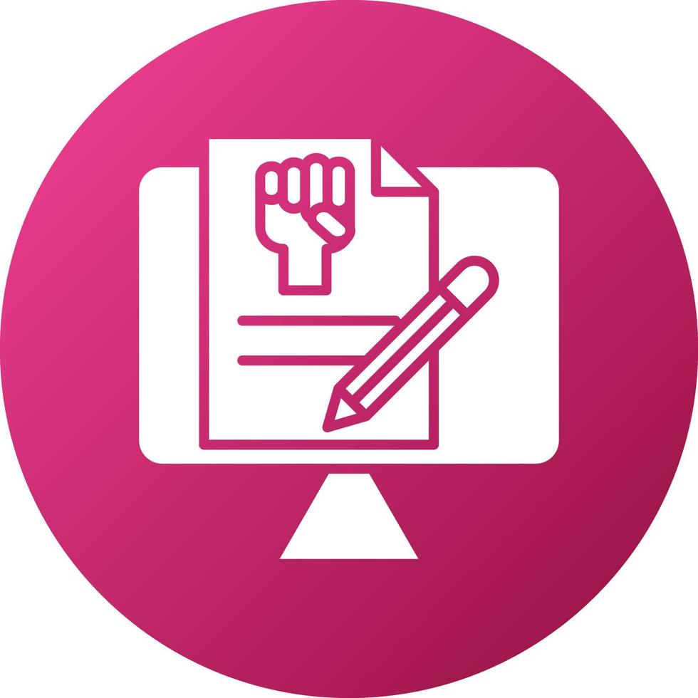 Copywriting Icon Style vector