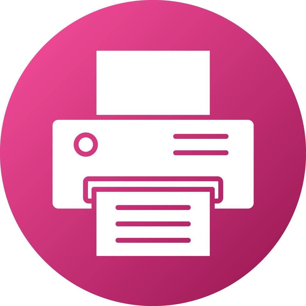 Printer Icon Style vector