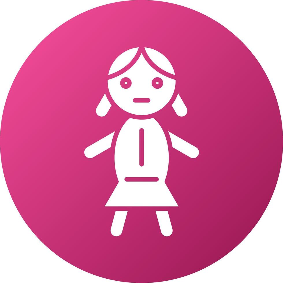 Doll Icon Style vector
