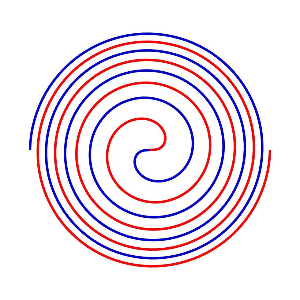 de fermat espiral o parabólico espiral es un avión curva llamado después modelo para tu diseño vector