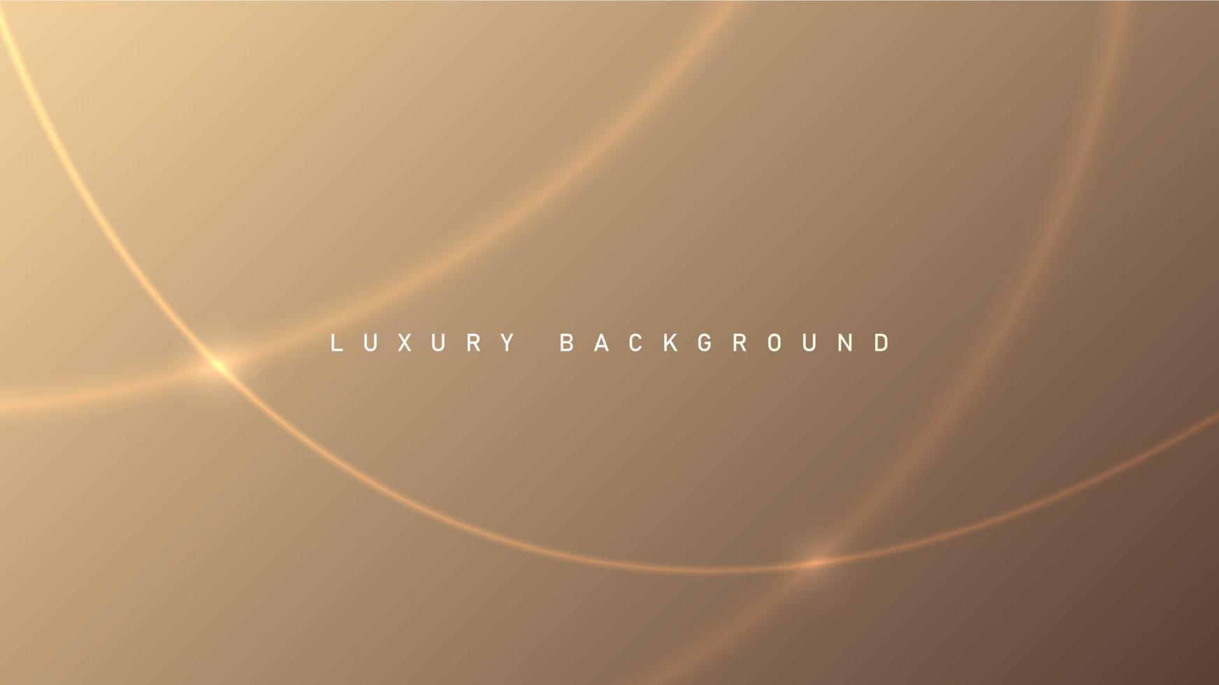 Gold luxury background with light elements template for your design vector
