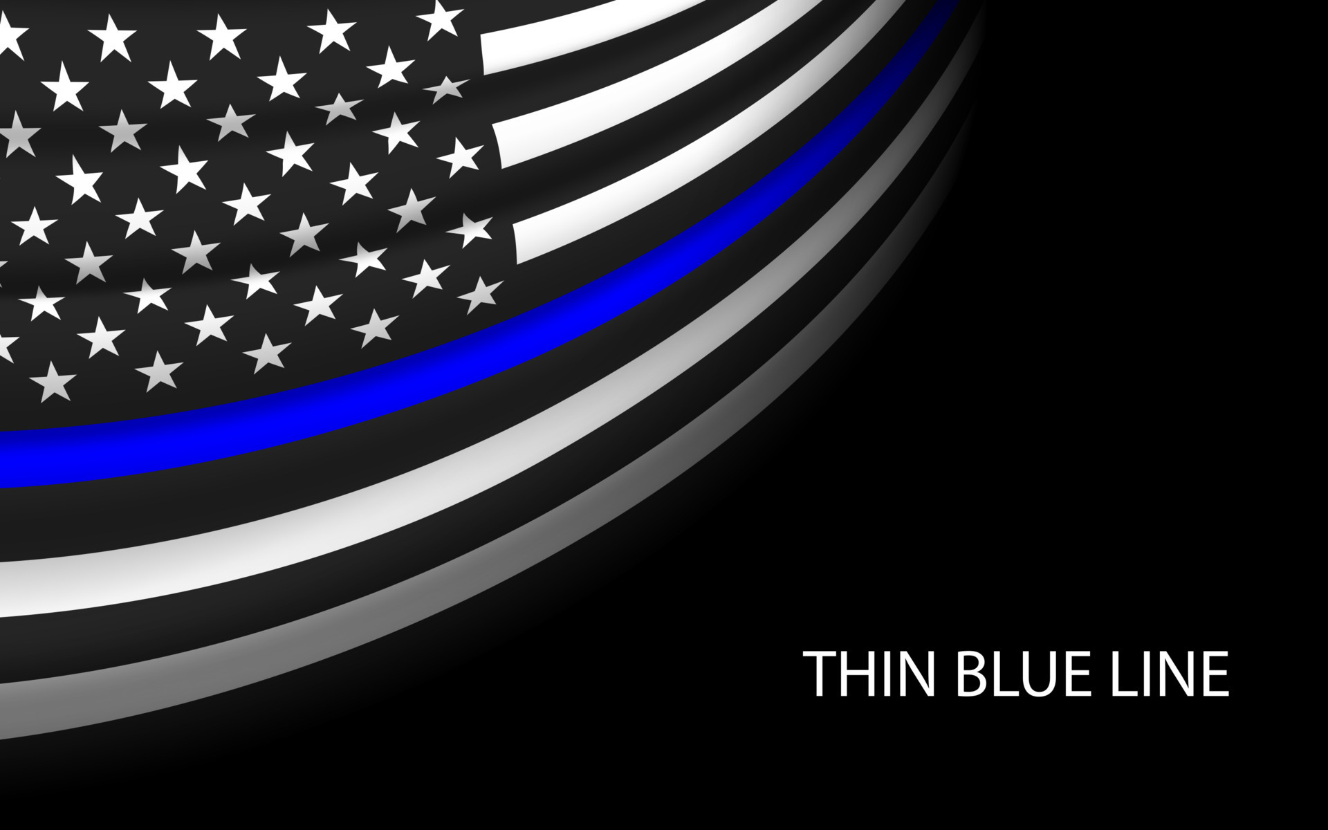 Thin Blue Line Flag Wallpapers  Wallpaper Cave