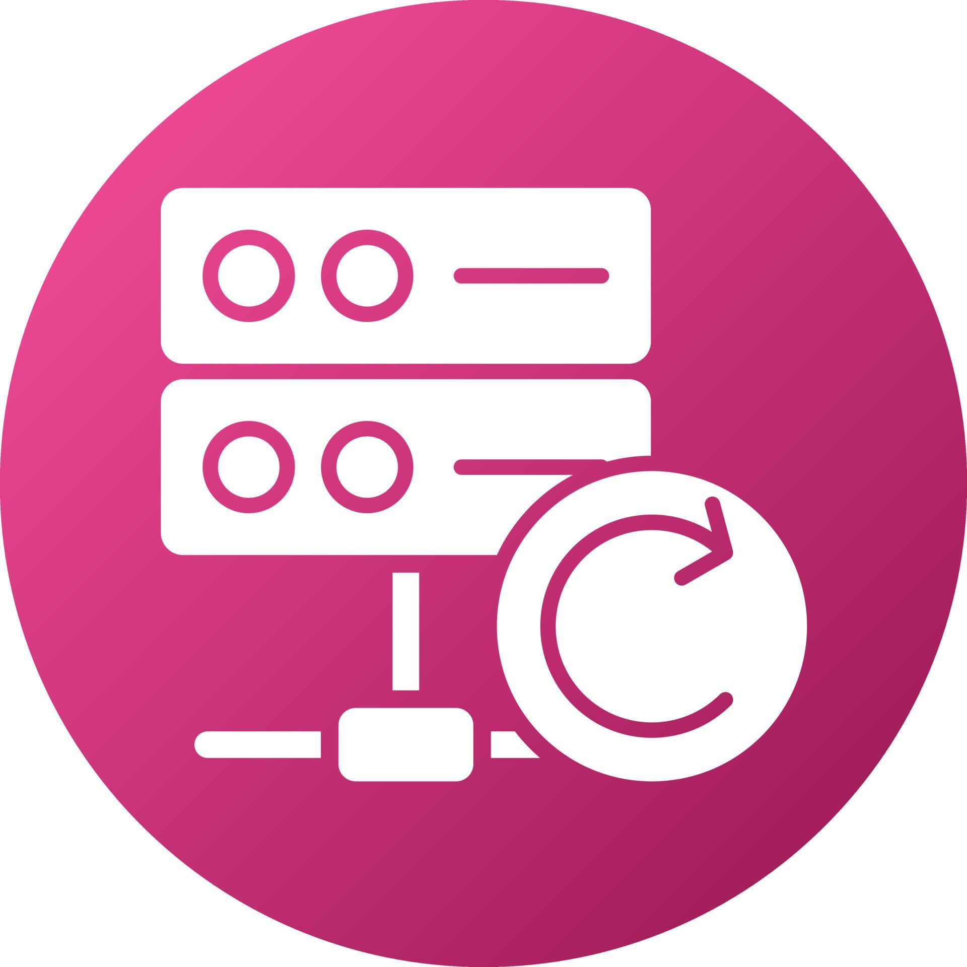 Database backup icon style 21804624 vector art at vecteezy