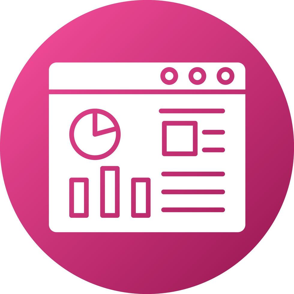 Website Dashboard Icon Style vector