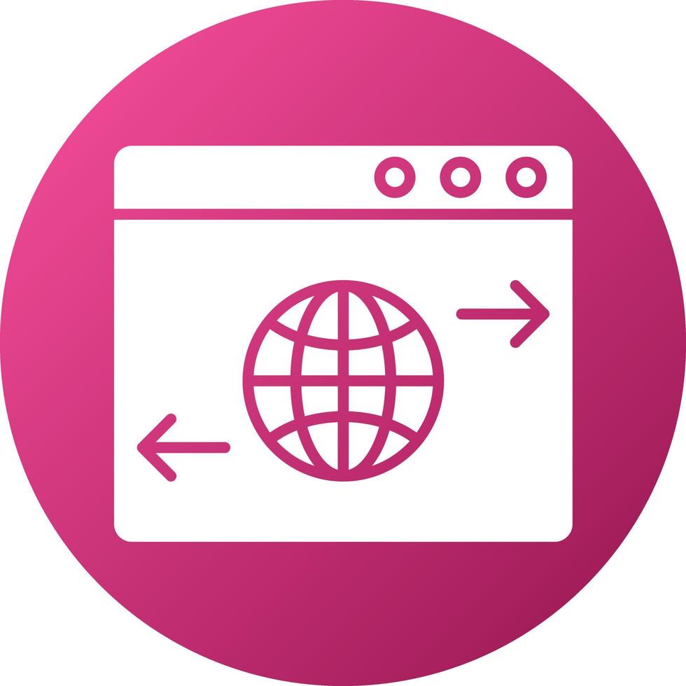 Website Traffic Icon Style vector
