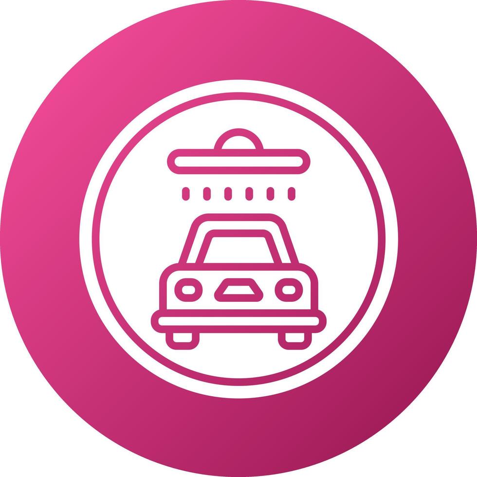 Car Wash Sign Icon Style vector