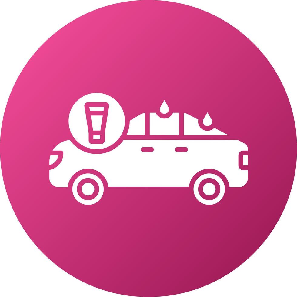 Car Waxing Icon Style vector