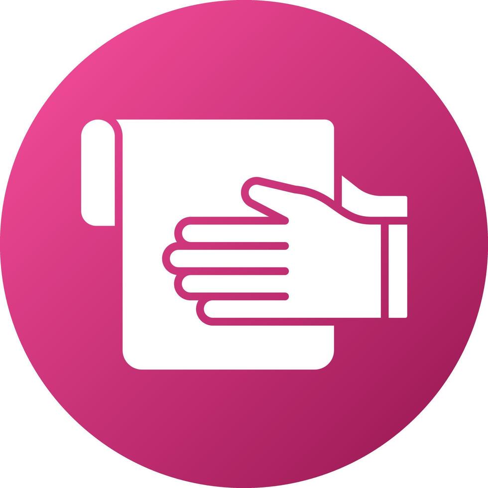 Hand Towel Icon Style vector