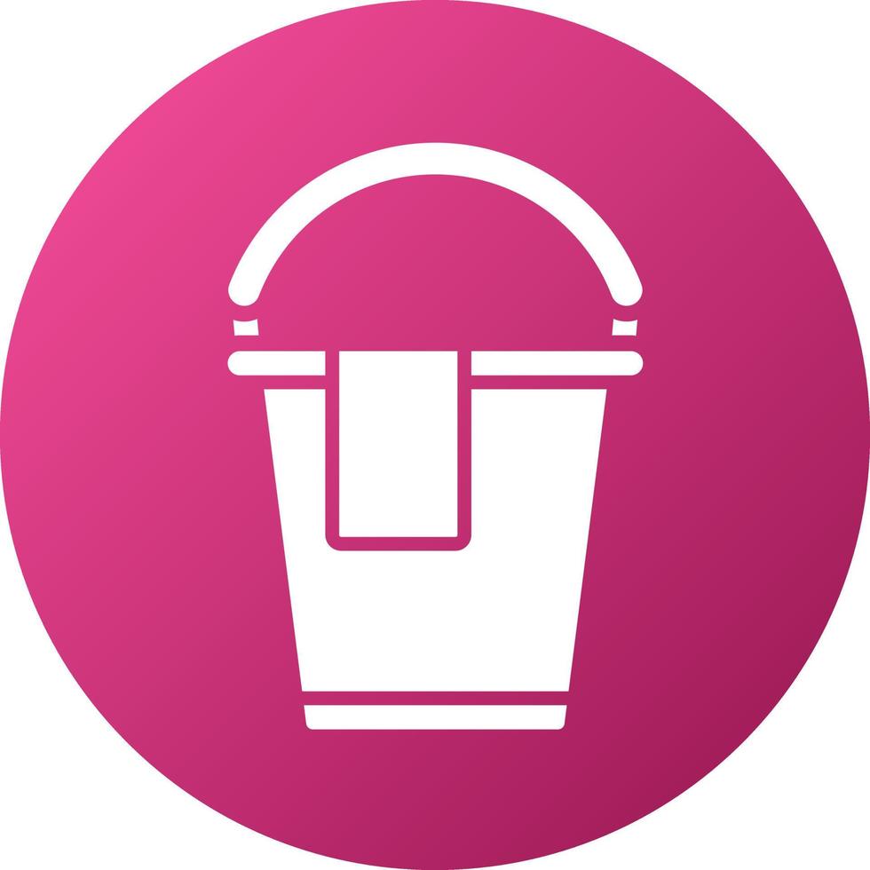 Pail Icon Style vector
