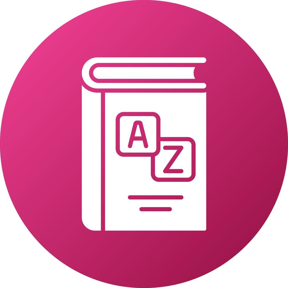 Dictionary Icon Style vector