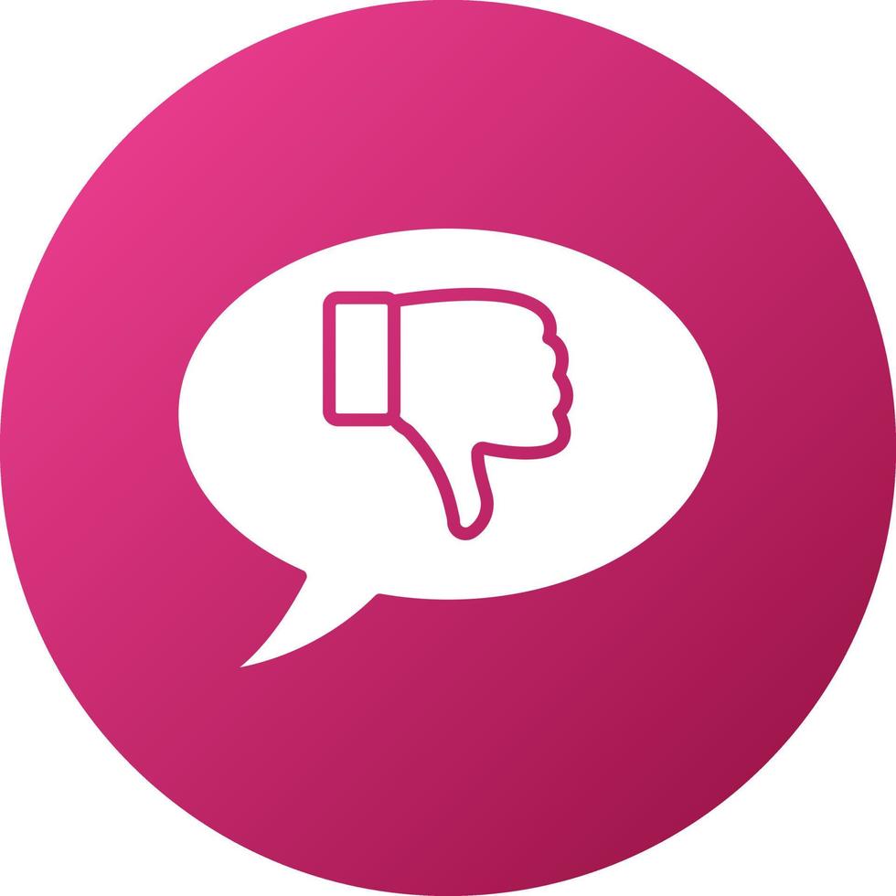 Criticism Icon Style vector